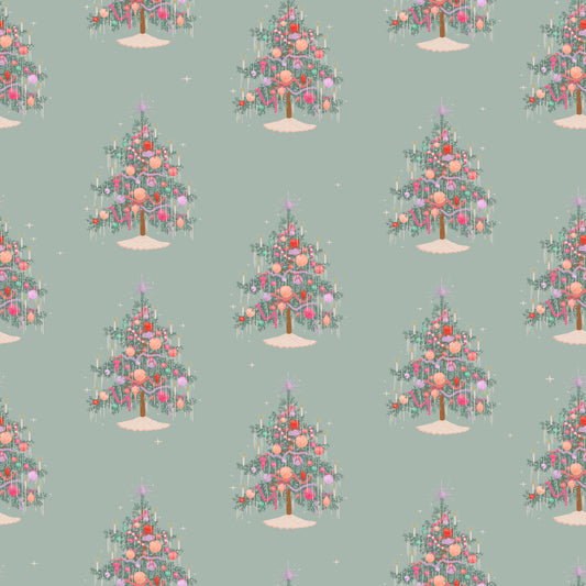 Thread Mama Wrapping Paper - Tinsel Trees