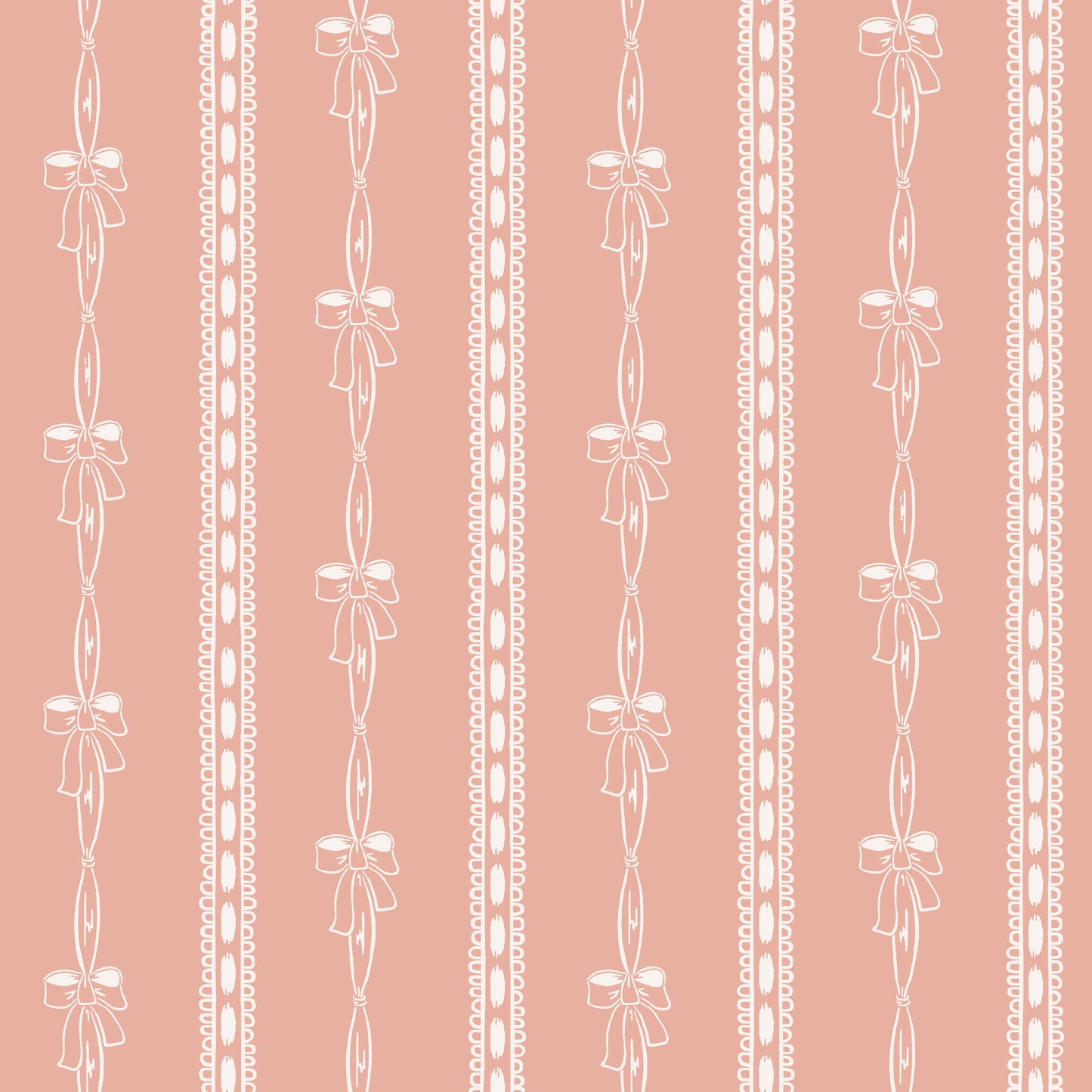 Thread Mama Wrapping Paper - Pink Ribbon & Bows