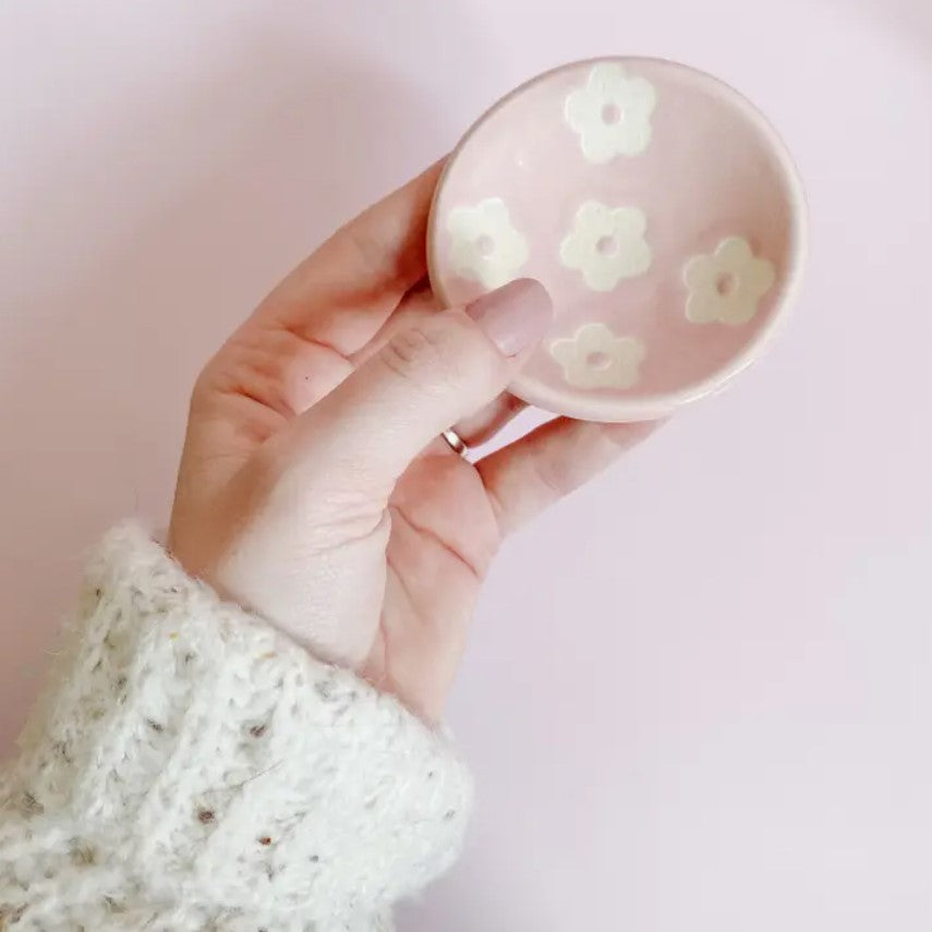 Mini Ceramic Dish - Pink