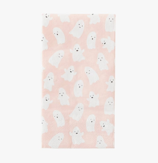 Scattered Pink Ghost Paper Napkins