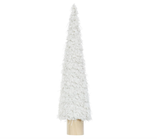 Fuzzy Sherpa Cream Tree