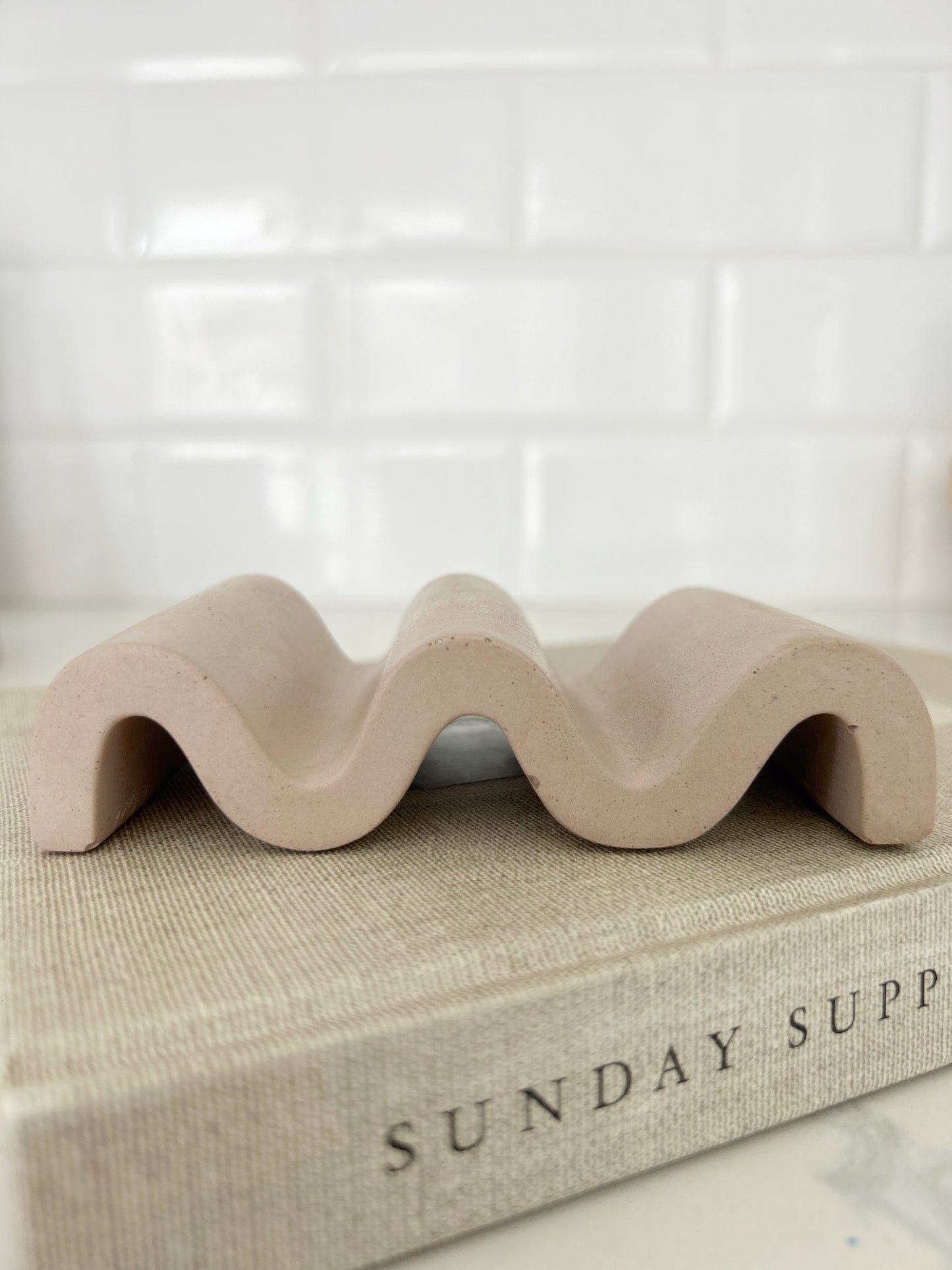 Wavy Dish - Beige