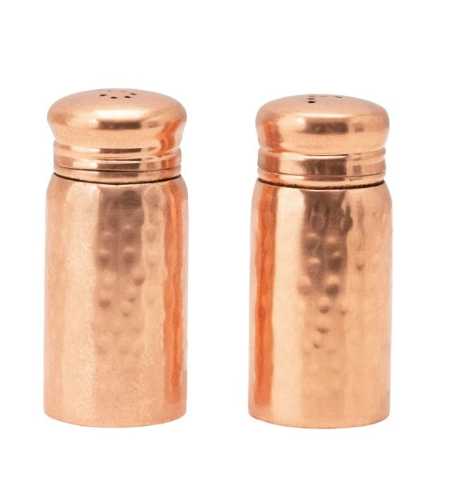 Copper Salt & Pepper Shakers