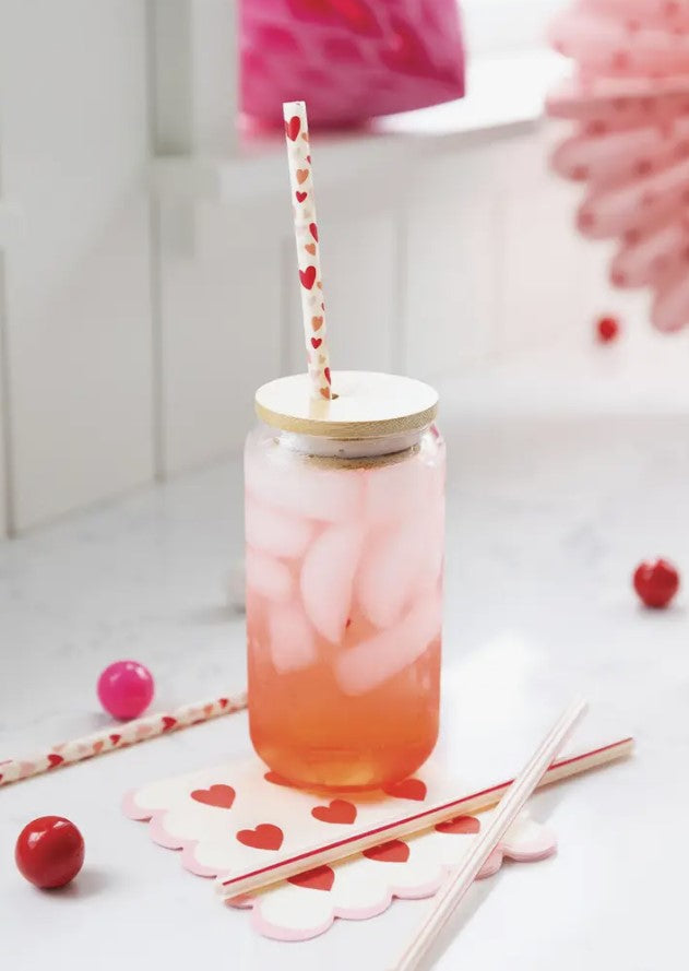 Reusable Heart Straws