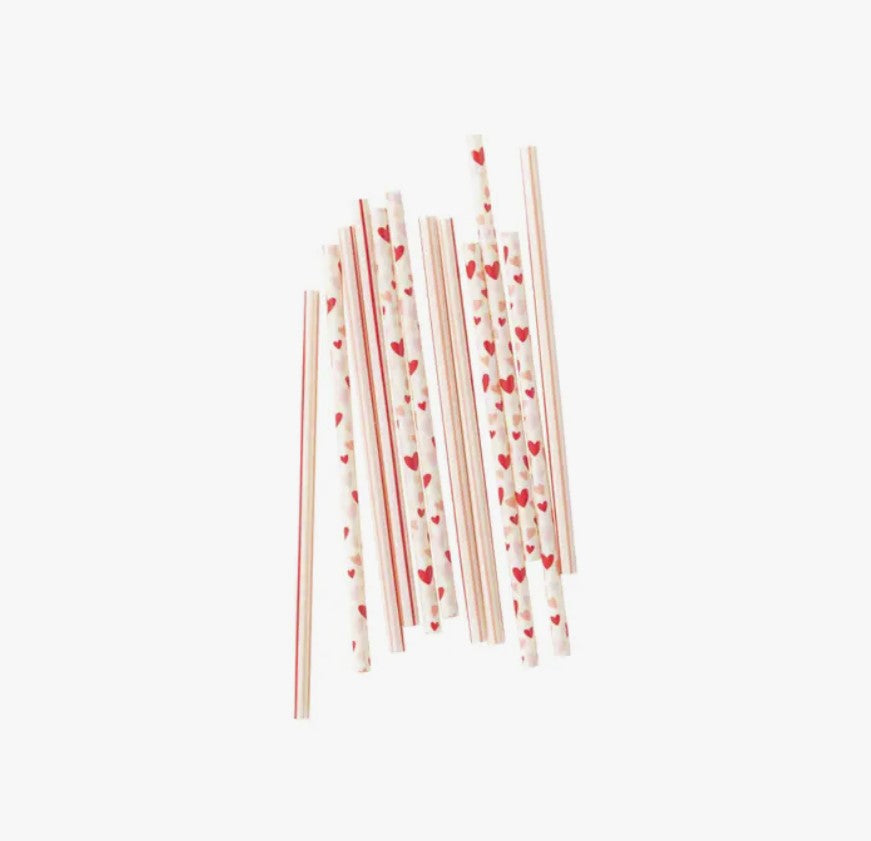 Reusable Heart Straws